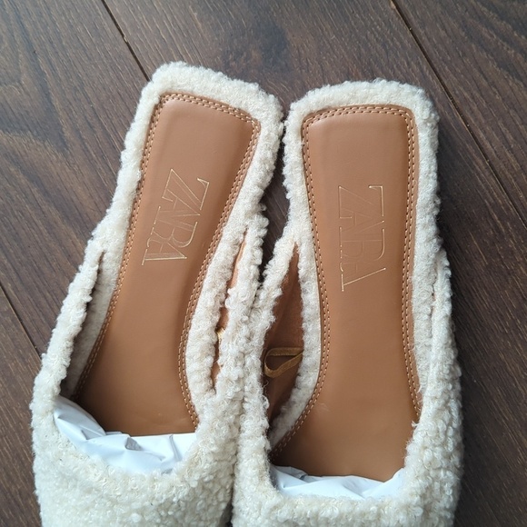 Zara Faux Shearling Mule - Picture 8 of 10